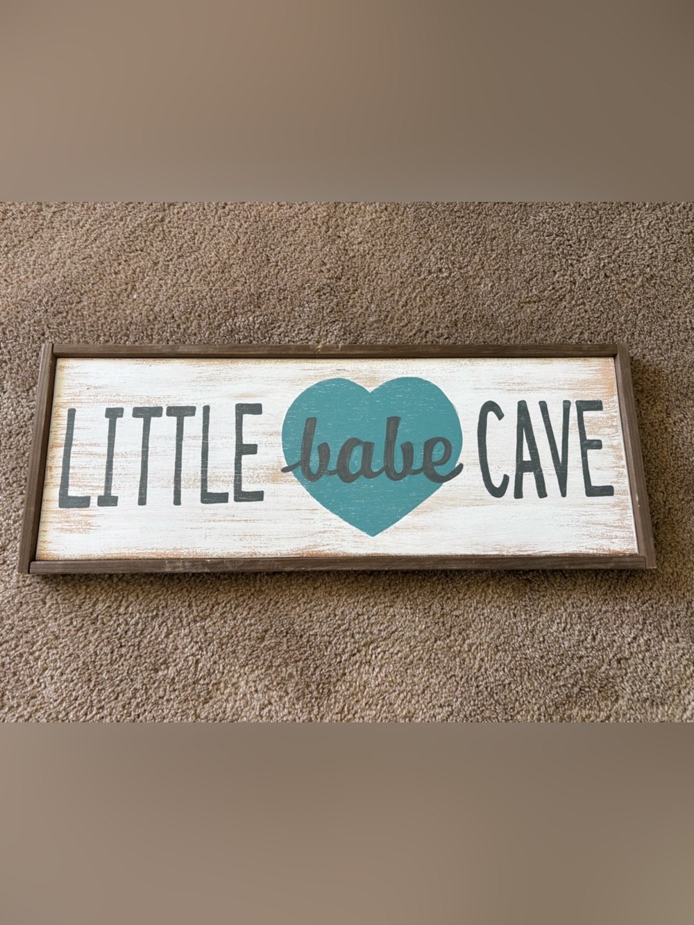 “Little Babe Cave” Sign-Decor